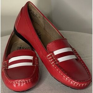 LifeStride‎ Red Velocity Memory Foam Slip On Flats Women's Size 6 NWOB